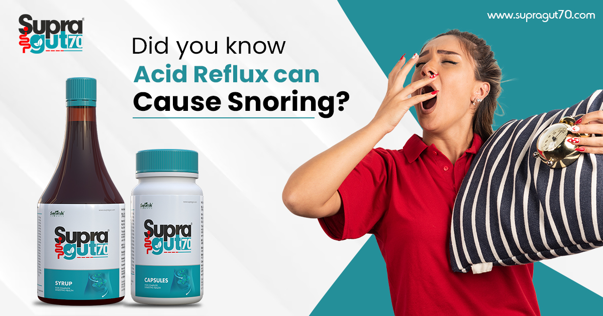 Did you know acid reflux can cause snoring?