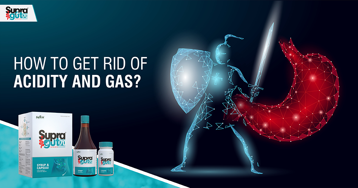 How to get rid of acidity and gas?